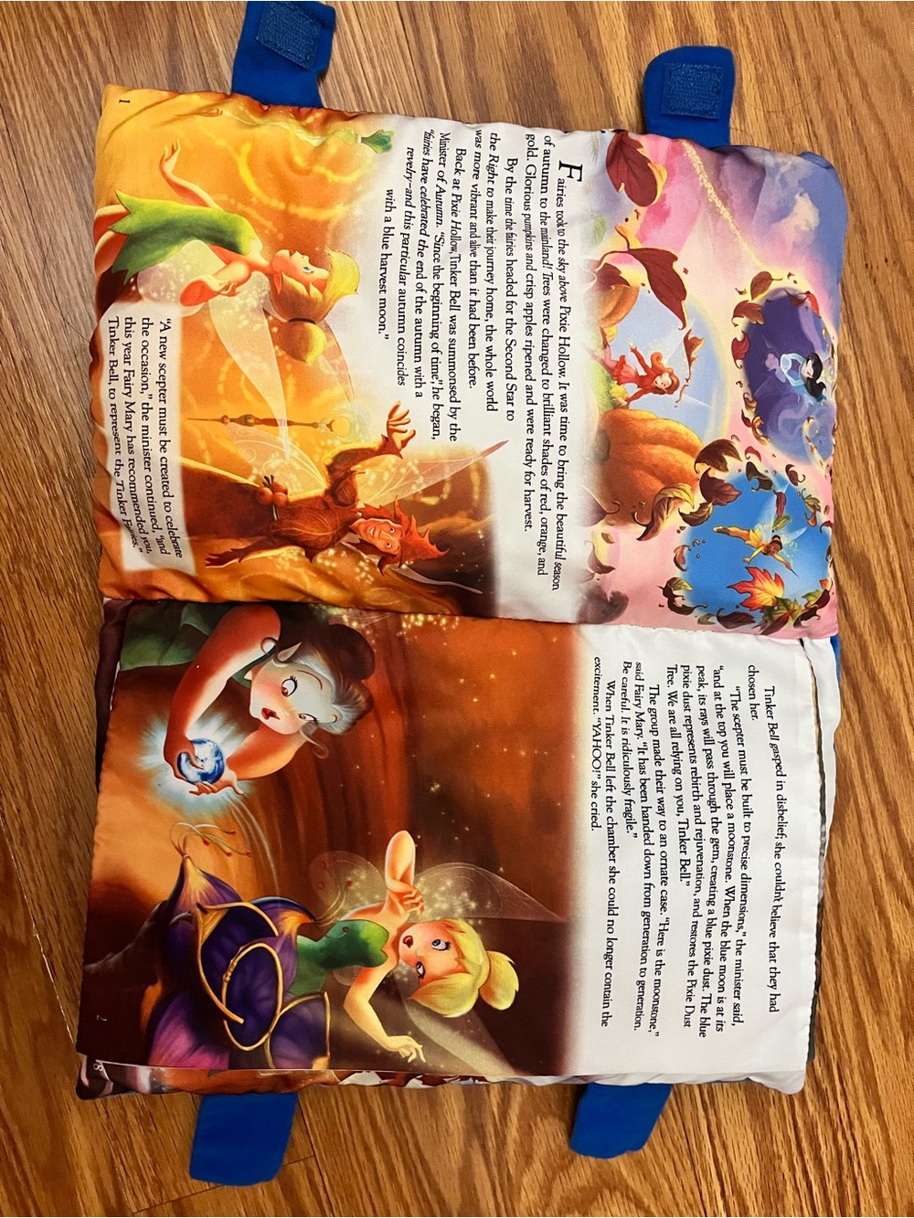 Disney Tinker Bell Plush Story Pillow - Picture 3 of 10